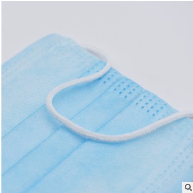 厂家批发一次性使用医用口罩熔喷过滤层BFE≥99%三层灭菌口罩