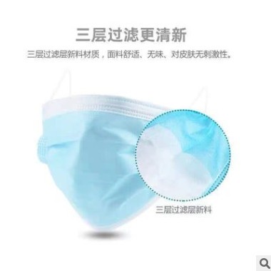 稳健医用护理纸塑包装口罩一次性医护三层透气灭菌级10只/包